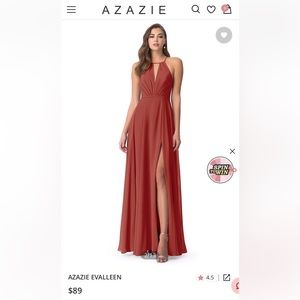 Azazie Evalleen Bridesmaid Dress - Terracotta